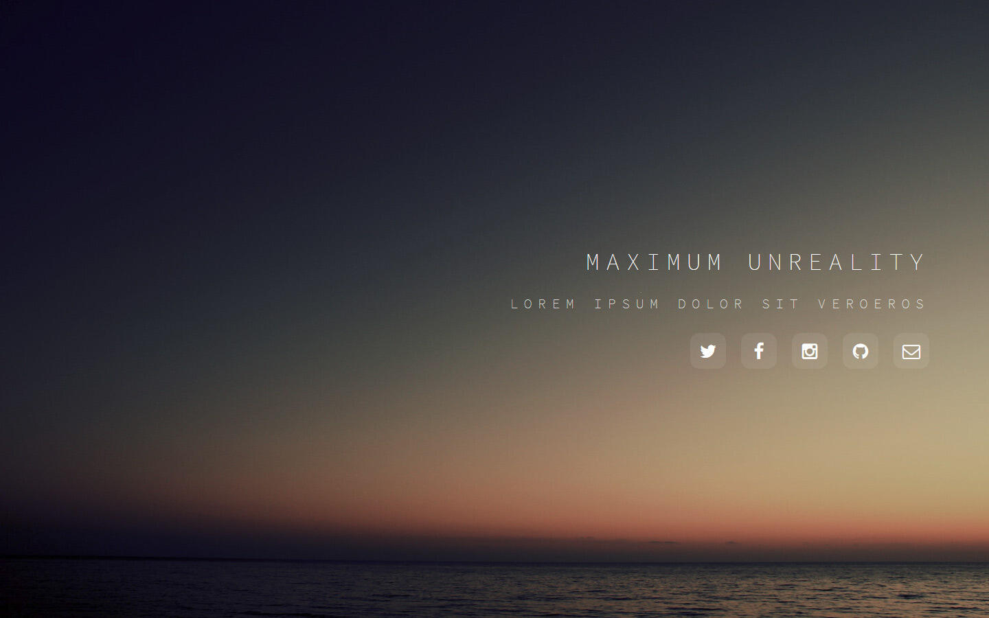 Maximum Unreality test site