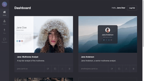 Dashboard demo