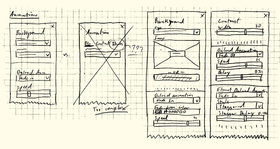 Animation plans