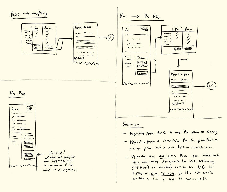 Upgrade flow rewrite